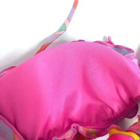 Victoria's Secret Multicolor Striped Tie Bikini - Picture 4 of 10